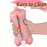 Male Masturbator Vagina Anus Oral Sex Real Deep Throat 3 in 1 Masturbation Pocket Pussy Sex Toy Realistic Vagina for Men - 图片 5