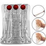 Vibrating Modes Electric Masturbator Transparent Crystal Masturbation Cup for Men Adult Toys Men - 图片 5