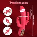 3 in 1 Female Rabbit Thrusting Vibrator for Woman G Spot Clitoris Stimulator Vagina Massager Anal Sex Toy - 图片 5