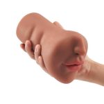 OEM 3in1 Double Hole Male Sex Toy Oral Sex Simulation Aircraft Cup Pocket Pussy Adult Male Masturbation Device - 图片 5