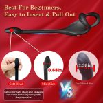 OEM Men's Semen Locking Ring Back Court Massager APP Remote Control Double Ring Double Shock Semen Locking Ring Anal Plug - 图片 5