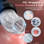 OEM Male Masturbation Fully Automatic Rotating Telescopic Electric Airplane Cup Male Exercise Equipment Sexual Products - 图片 5