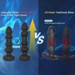 Thrusting Remote Control Butt Plug Anal Sex Toy With Vibrating and Thrusting Modes Prostate Massager for Male and Female - 图片 5