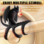 OEM AAV Clitoral Massage Stimulation Remote Control Dragon Monstor Penis Ring Vibrator - 图片 5
