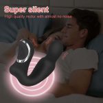 USB Rechargeable Anal Plugs Vibrating Anal Massager 8 Frequency Anal Plug Vibrator G-point Stimul Get for Adults - 图片 5