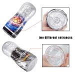OEM Japanese Style Adult Sex Toy Transparent Crystal Arab Male Masturbator Soft TPE Material - 图片 5