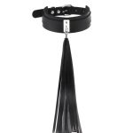 OEM Sexy Punk Woman Spike Gothic Collar Wide Neck Strap Leather Harness Adjustable Belt Handmade for Women Party Club - 图片 5