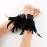OEM Factory Direct Sale Ethnic Style Cuff Gothic Style Bracelet Cosplay Accessories Feather Wrist Clothing Accessories - 图片 5