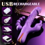 Silicone Anal Bead Massager 10 Speed Women Clitoral Suck Vibration G Spot Clitoris Female Sucking Rabbit Vibrator - 图片 5