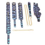 OEM 3pcs Bdsm Restraint Set Pu Leather Handcuffs Whip Mouth Gag Ball Furry Whip Sm Bondage Kit Adult Sex Toys for Men and Woman - 图片 5