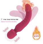 Double Head Dildo Handheld Personal Wand Heating Massager for Women Handheld G Spot Vibrator - 图片 5