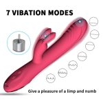 High Quality G Spot Clitoris Stimulator Bunny Lady Rabbit Sex Vibrators Realistic Dildo Vibrator for Women - 图片 5