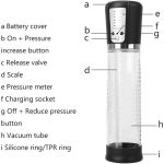 New Design Waterproof Electric Auto Hydro Sex Toys Warm Water Enlargement Penis Enlarger Pump for Men - 图片 5