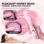 Wholesale G Spot Vibrator Oem Latest Telescopic Rod Clitoris Stimulating Sexual Dual Head Av Wand Rabbit Vibrator for Women - 图片 5