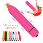 10 Speeds Mini Bullet Vibrator Waterproof Woman Sex Toy Electric Vibrating Clitoris Massager G Spot Stimulator Bullet Vibrator - 图片 5