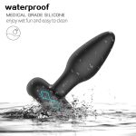 APP Control Male Anal Plug 10 Vibration Modes Anal Sex Toy Prostate Massager Vibrador Anal for Men Thrusting - 图片 5