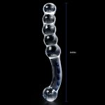 Crystal Glass Dildo Penis Anal Beads Butt Plug Masturbation Personal Massager G-Spot Stimulation Adult Sex Toy for Women - 图片 5