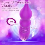 Anal Plug Vibrator Butt Plug Anal Dildo for Men Women Prostate Massager Anal Vibrator Thrusting & Vibrating Modes Sex Toys - 图片 5