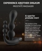 High Quality Adult Sex Toy 10 Frequency Silicone Vibrating Anal Butt Plug Prostate Massager Anal Toy Vibrator for Women Men - 图片 5