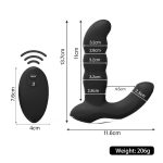 Remote Controlled Telescopic Prostate Massager with Wireless Remote Control, Exclusively for Men's Happy Backyard - 图片 5