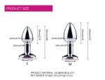 OEM Mini Gem Anal Plug Long Handle Stainless Steel Anal Stopper Sex Toys for Women and Men for Butt Play Juguetes Sexuales - 图片 5
