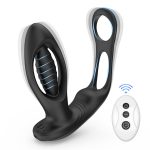 Oem Men's G-Spot Masturbator Vibrating Butt Plug Private Massage Flirting Tool Silicone Hollow Anal Plug - 图片 5