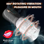 Male Masturbation Cup Sucking Masturbator Telescopic Rotation Men Sex Toy Vagina Vibration Masturbator Adult Sex Toy for Men - 图片 5