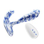 OEM Blue and White Porcelain Backyard Prostate Massager Female G Vibrator Masturbation Adult Sex Toys - 图片 5