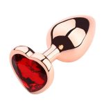 OEM Rose Gold Heart-shaped Metal Anale Plug Sex Toys Anal Butt Plug for Man and Woman Adult Factory Wholesale - 图片 5