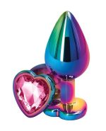 OEM Hot Selling Sex Product Masturbatory Anal Sex Toys Metal Anal Plug Metal Colorful Butt Plug for Male and Female Sex Game - 图片 5
