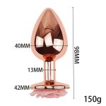 OEM Factory Price Anal Butt Plug for Female Mini Pink Anal Plug Butt Metal Flashing Light Anal Butt Plug - 图片 5