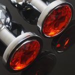 OEM Stainless Steel Metal Round Rhombus Diamond Pattern Anal Plug Anal Plug With Smooth Diamond Jewelry Butt Plug Butt Dilator - 图片 5