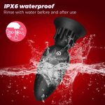 OEM Waterproof Quiet Silicone Anal Sex Toy Vibrating Buttplug Butt Plug Wireless APP Controlled Rotating Anal Vibrato - 图片 5