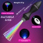 OEM Wireless Glow Remote Control Men Glow Prostate Massage LED Luminous Tail Anal Vibrator Vibrating Anal Butt Plug - 图片 5