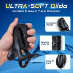 OEM Huge Dildos Lesbian Sex Toys for Couple Vibrator Ultra Elastic Harness Strap on Dildo for Women Panties Sex Products - 图片 5