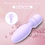 Mini Powerful Handheld Clit Clitoris Stimulation Adult Personal Silicone Sex Toy Vibrator Rod Av Wand Massager for Women Female - 图片 5