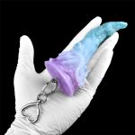 OEM Adult Toys Fantasy Gifts for Woman Creative Soft Silicone Sexy Dildo Anal Plug Keychain - 图片 5