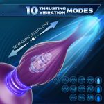 Female Retractable Vibrator G-spot Stimulation Masturbator Male Prostate Massager Vestibule Anal Plug APP Remote Control Adult - 图片 5