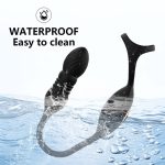 OEM 3 in 1 Thrusting Anal Beads Remote Control Anal Butt Plug Adult Toys Vibrator for Men Couple Pleasure Anal Plug Male Sex Toy - 图片 5