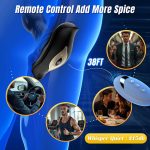 OEM Remote Control Tension Shock Flapping Thrusting Vibrating Male Vibrator Anal Extender Trainer Prostate Massager - 图片 5