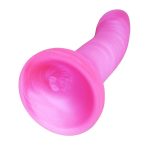 Colorful Liquid Silicone Anal Plug Dildo Sex Toy for Men and Women G-Spot Butt Stimulation - 图片 5