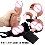 Wearable Dildo Female Masturbation Adult Sex Products Simulation Dildo Strap-on Dildo Harness Realistic Vibrating - 图片 5