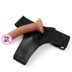 3cm Lesbian Sex Toys Double Dildo Harness Strapons Penis Dildo Vaginal Massage Adult Game Strap on Dildos Sex Bondage Belt - 图片 5