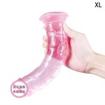 Cheap and Colorful Dildo TPE Realistic Huge Artificial Penis for Women Wholesale Crystal Dildo With Discreet Packaging - 图片 5