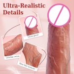 App Remote Control Penis Sleeve Cock Sleeve Vibrator 4IN1 Realistic Male Men Sex Toys Penis Extender Vibrating Cock Ring - 图片 5