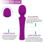 360 Bendable Head Powerful Av Vibrator Wand G Spot Vagina Vibrators For Women Sex Toys Av Rod Head Accessories Toys For Adults - 图片 5