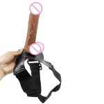 Wearable Dildo Female Masturbation Adult Sex Products Simulation Dildo Strap-on Dildo Harness Realistic Vibrating - 图片 5