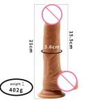 Wholesale Price RealisticFemale Masturbator Artificial Rubber Penis Penis Dildo Vibrator Woman Sex Toys Dildos - 图片 5