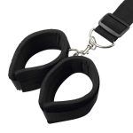 Wholesale Black Ribbon Material Bondage Kit with Handcuffs and Mouth Ball Toys BDSM Sex Toys for Women - 图片 5