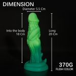 Realistic Silicone Flexible Alien Anal Dildos with Strong Suction Cup Ancient Mythical Beast Monster Dildos Toys - 图片 5